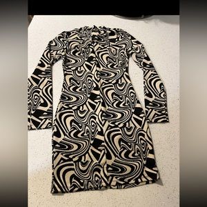 ZARA PRINTED MINI DRESS